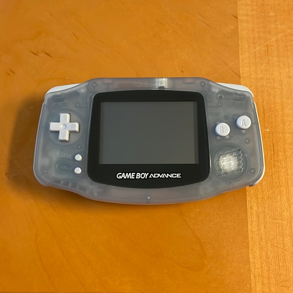 Nintendo Gameboy Advance Clear color edition